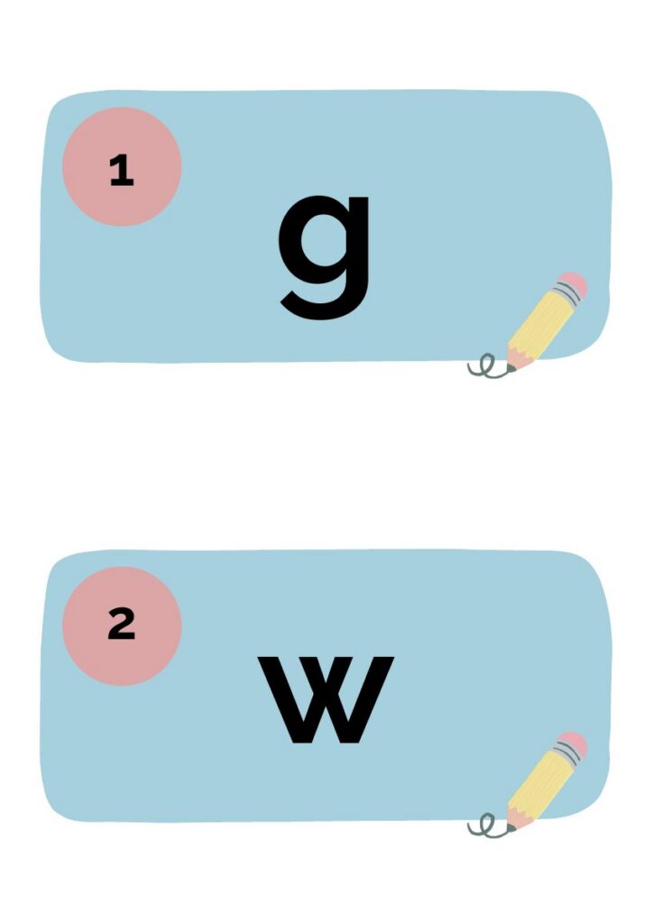 Voorbeeld van Beweegdictee letters - Lijn 3 thema 4
