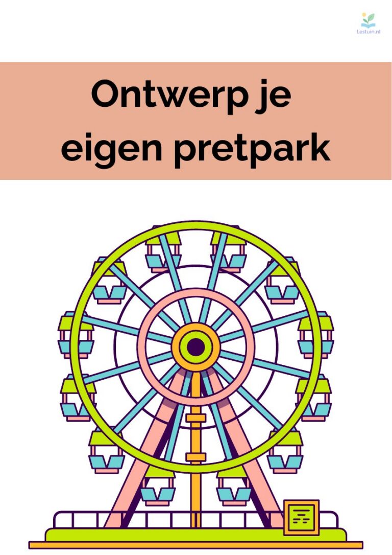 Voorbeeld van Plusproject: ontwerp je eigen pretpark